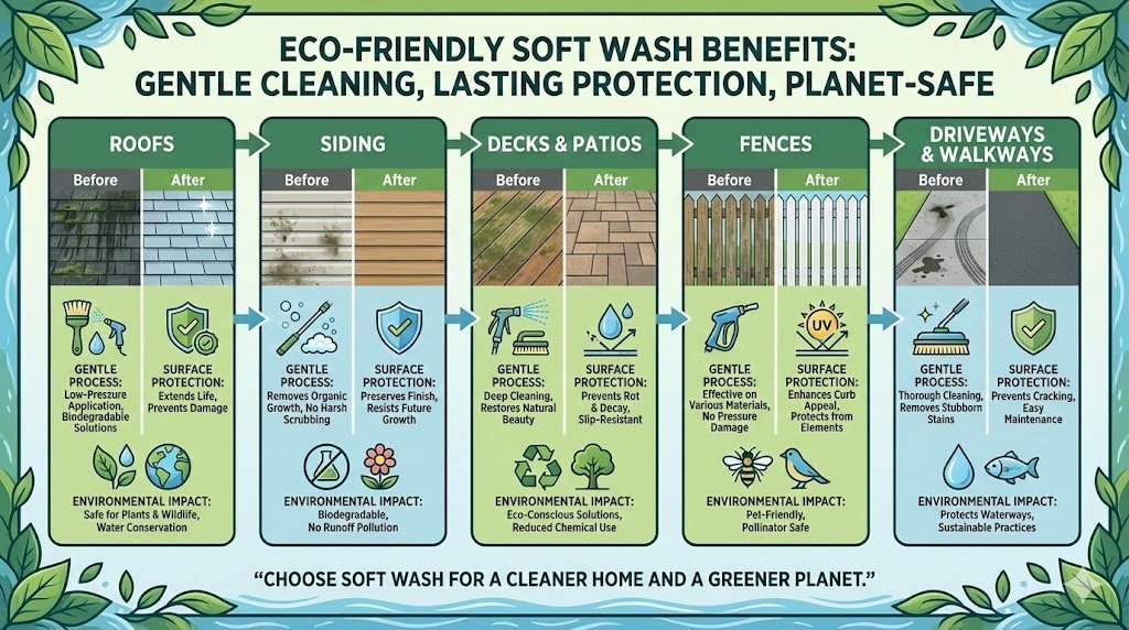 Eco‑Friendly Soft Washing Solutions for Sustainable Property Care